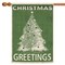Toland Home Garden "Christmas Greetings" Outdoor House Flag 40" x 28"